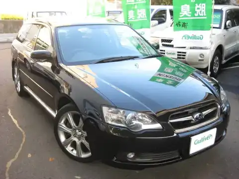 カタログ画像：レガシィツーリングワゴン （LEGACY TOURING WAGON） ３．０Ｒ ＳＩクルーズ 2007年5月 DBA-BPE 3000cc オブシディアンブラック・パール 燃費11.6km / l メイン（その他）