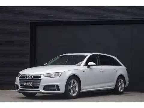 カタログ画像：Ａ４アバント （A4 AVANT） １．４ＴＦＳＩ １ｓｔエディション 2016年10月 ABA-8WCVN 1400cc グレイシアホワイトメタリック 燃費16.6km / l フロント