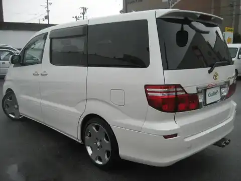 カタログ画像：アルファードＧ （ALPHARD G） ＡＸ 2007年6月 DBA-ANH10W 2400cc ホワイトパールクリスタルシャイン 燃費9.7km / l バック