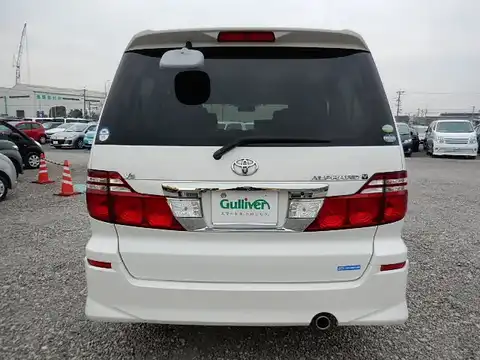 カタログ画像：アルファードＶ （ALPHARD V） ＭＳ 2005年4月 TA-MNH15W 3000cc ホワイトパールマイカ 燃費8.6km / l バック