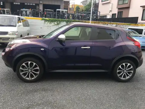 カタログ画像：ジューク （JUKE） １６ＧＴ プレミアムパーソナライズパッケージ 2014年4月 CBA-F15 1600cc ミッドナイトパープルIV（４Ｒ） 燃費13.0km / l 外装