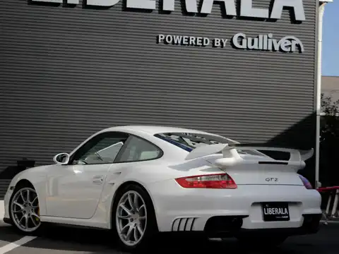 カタログ画像：９１１ （911） ９１１ＧＴ２ 2008年7月 ABA-99770S 3600cc キャララホワイト バック