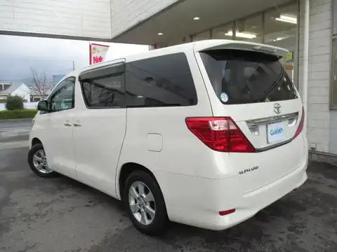 カタログ画像：アルファード （ALPHARD） ２４０Ｘ 2008年5月 DBA-ANH20W 2400cc ゴールドパールクリスタルシャイン 燃費11.6km / l バック