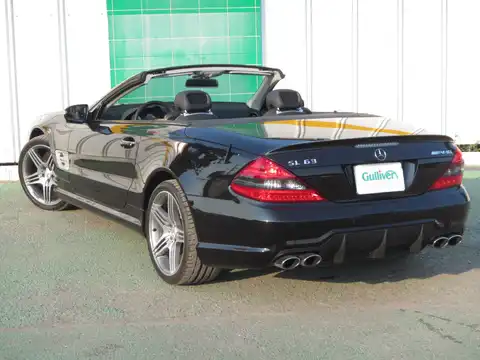 カタログ画像：ＳＬ （SL） ＳＬ６３ ＡＭＧ 2008年5月 CBA-230470 6300cc オブシディアンブラック（Ｍ）orクロマイトブラック（Ｍ） 燃費4.7km / l 外装