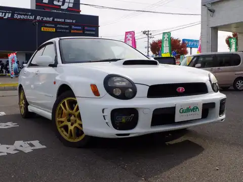 カタログ画像：インプレッサＷＲＸ （IMPREZA WRX） ＳＴｉ 2000年10月 GH-GDB 2000cc ピュアホワイト 燃費10.4km / l メイン（その他）