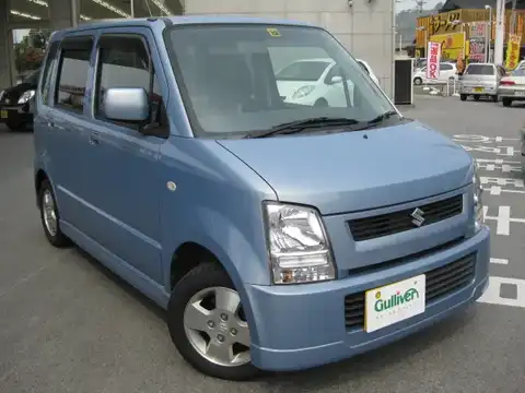 カタログ画像：ワゴンＲ （WAGON R） ＦＳ 2003年9月 LA-MH21S 660cc レイクブルーメタリック 燃費18.0km / l メイン（その他）