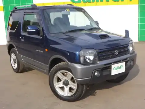 カタログ画像：ジムニー （JIMNY） ランドベンチャー 2008年6月 ABA-JB23W 660cc ノクターンブルーパール／グラファイトグレーパールメタリック 燃費14.8km / l メイン（その他）