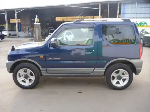 カタログ画像：ジムニー （JIMNY） ランドベンチャー 2008年6月 ABA-JB23W 660cc ノクターンブルーパール／グラファイトグレーパールメタリック 燃費14.8km / l 外装