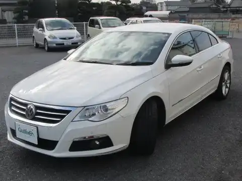 カタログ画像：パサートＣＣ （PASSAT CC） ２．０ＴＳＩ 2010年3月 ABA-3CCCZC 2000cc キャンディホワイト 燃費11.8km / l 外装