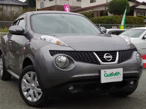 カタログ画像：ジューク （JUKE） １５ＲＸ タイプＶ 2013年8月 DBA-YF15 1500cc ダークメタルグレー（Ｍ） 燃費18.0km / l メイン（その他）