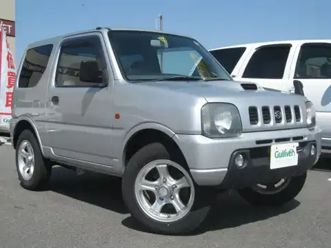 カタログ画像：ジムニー （JIMNY） ＸＧ 2001年6月 TA-JB23W 660cc シルキーシルバーメタリック 燃費14.8km / l メイン（その他）