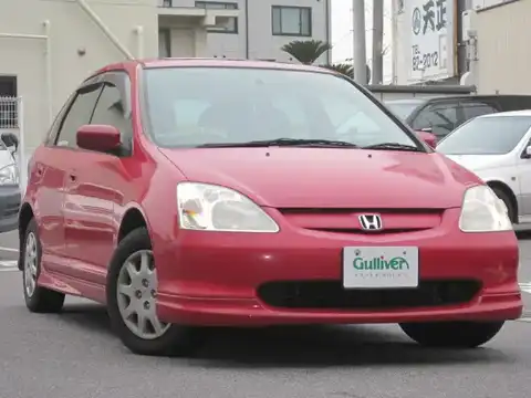 カタログ画像：シビック （CIVIC） ｉＥ 2000年9月 LA-EU1 1500cc ミラノレッド 燃費19.4km / l メイン（その他）