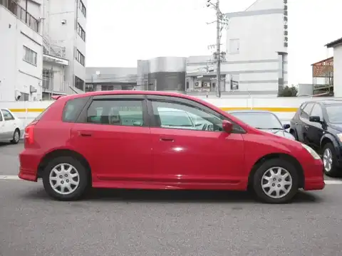 カタログ画像：シビック （CIVIC） ｉＥ 2000年9月 LA-EU1 1500cc ミラノレッド 燃費19.4km / l 外装