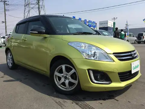 カタログ画像：スイフト （SWIFT） スタイル－ＤＪＥ 2014年6月 DBA-ZC72S 1200cc プラズマイエローパールメタリック ブラック２トーンルーフ 燃費26.4km / l メイン（その他）