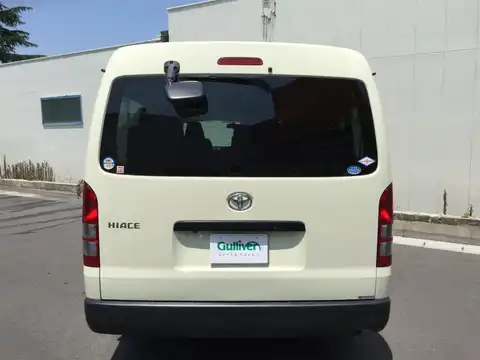 カタログ画像：ハイエースワゴン （HIACE WAGON） ＤＸ 2013年12月 CBA-TRH219W 2700cc ライトイエロー 燃費8.1km / l バック