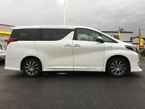 カタログ画像：アルファードハイブリッド （ALPHARD HYBRID） ハイブリッドＳＲ 2015年1月 DAA-AYH30W 2500cc ラグジュアリーホワイトパールクリスタルシャインガラスフレークorホワイトパールクリスタルシャイン 燃費18.4km / l 外装