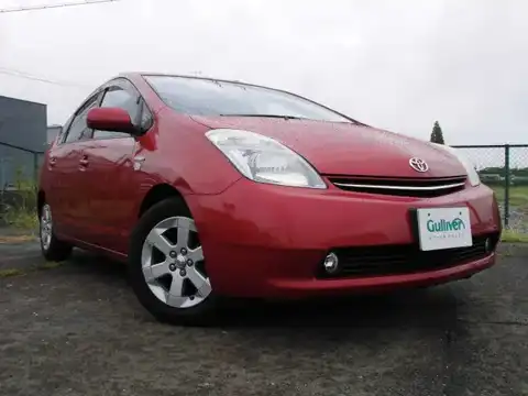 カタログ画像：プリウス （PRIUS） Ｇ 2007年2月 DAA-NHW20 1500cc レッドマイカメタリック 燃費33.0km / l メイン（その他）