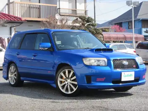 カタログ画像：フォレスター （FORESTER） ＳＴｉバージョン 2005年12月 TA-SG9 2500cc ＷＲブルー・マイカ 燃費10.0km / l メイン（その他）