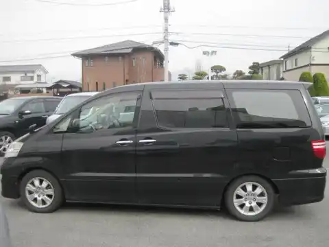 カタログ画像：アルファードＶ （ALPHARD V） ＭＸ Ｌエディション サイドリフトアップシート装着車 2007年6月 CBA-MNH10W 3000cc ブラックマイカ 燃費8.9km / l 外装