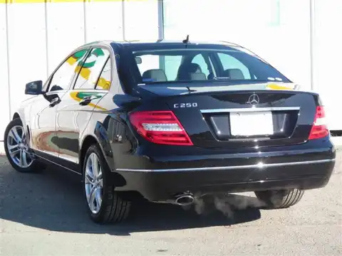 カタログ画像：Ｃクラス （C-CLASS） Ｃ２５０ ＣＧＩブルーエフィシェンシー アバンギャルド 2010年2月 DBA-204047 1800cc オブシディアンブラック（Ｍ） 燃費11.2km / l バック