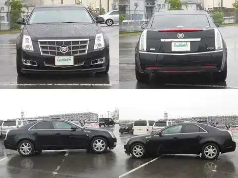 カタログ画像：キャデラックＣＴＳ （CADILLAC CTS） ２．８ 2008年9月 ABA-X322A 2800cc セーブルブラック 燃費8.1km / l 外装