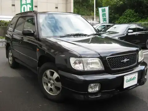 カタログ画像：フォレスター （FORESTER） Ｓ／２０ 2000年1月 GF-SF5 2000cc ブラックマイカ 燃費12.6km / l メイン（その他）