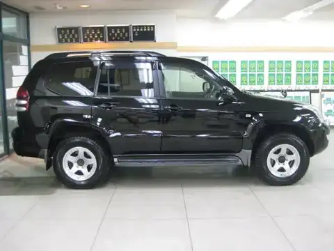 カタログ画像：ランドクルーザープラド （LAND CRUISER PRADO） ＴＸリミテッド 2007年4月 CBA-TRJ120W 2700cc ブラック 燃費8.8km / l 外装