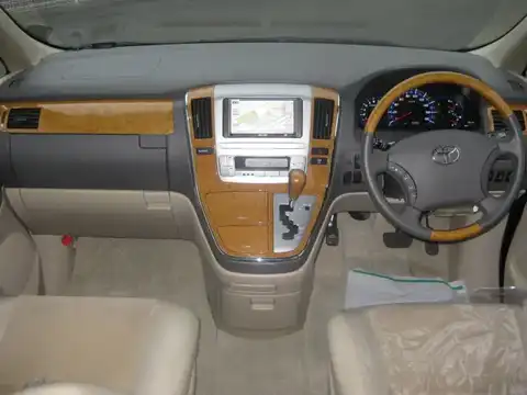 カタログ画像：アルファードＧ （ALPHARD G） ＭＳ プライムセレクションⅡ 2007年6月 CBA-MNH10W 3000cc ブラックマイカ 燃費8.9km / l 内装