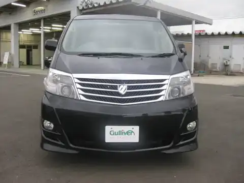 カタログ画像：アルファードＧ （ALPHARD G） ＭＳ プライムセレクションⅡ 2007年6月 CBA-MNH10W 3000cc ブラックマイカ 燃費8.9km / l フロント