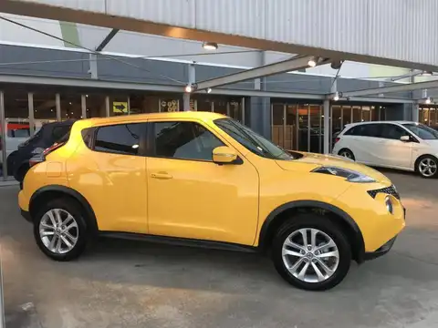 カタログ画像：ジューク （JUKE） １５ＲＸ 2018年5月 DBA-YF15 1500cc サンライトイエロー（Ｐ） 燃費18.0km / l 外装