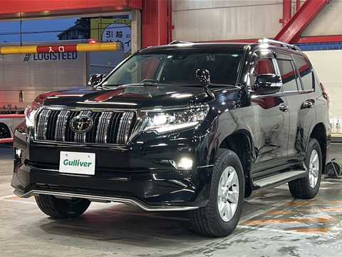 カタログ画像：ランドクルーザープラド （LAND CRUISER PRADO） ＴＸ 2022年8月 3BA-TRJ150W 2700cc ブラックorアティチュードブラックマイカ 燃費8.3km / l 外装