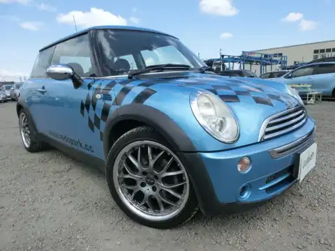カタログ画像：ＭＩＮＩ （MINI） ワン 2004年9月 GH-RA16 1600cc エレクトリック・ブルーメタリック 燃費14.0km / l メイン（その他）