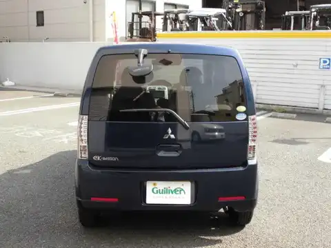 カタログ画像：ｅＫワゴン （EK WAGON） ＧＳ 2010年8月 DBA-H82W 660cc ダークブルーマイカ バック