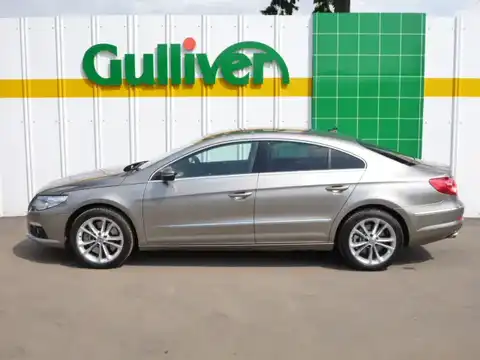 カタログ画像：パサートＣＣ （PASSAT CC） Ｖ６ ４モーション 2011年6月 ABA-3CBWSC 3600cc ライトブラウンメタリック 燃費10.2km / l 外装