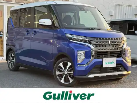 カタログ画像：ｅＫクロススペース （EK X SPACE） Ｔ プラスエディション 2021年12月 4AA-B35A 660cc サファイアブルーメタリック×ホワイトソリッド 燃費18.8km / l メイン（その他）