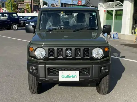 カタログ画像：ジムニー （JIMNY） ＸＧ 2021年10月 3BA-JB64W 660cc ジャングルグリーン 燃費16.2km / l フロント