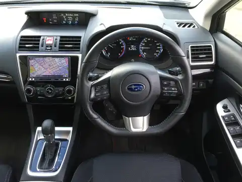 カタログ画像：レヴォーグ （LEVORG） １．６ＧＴアイサイト Ｓスタイル 2015年1月 DBA-VM4 1600cc ギャラクシィブルー・シリカ 燃費16.0km / l 内装