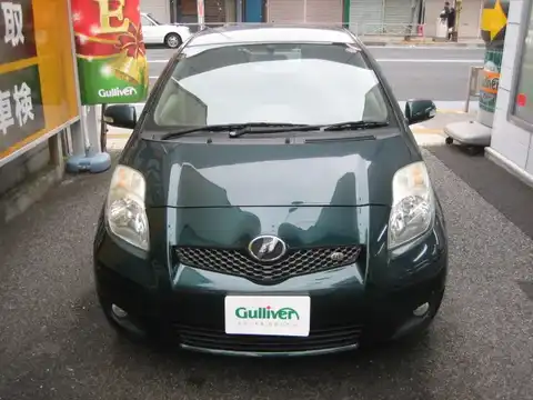 カタログ画像：ヴィッツ （VITZ） アイル 2007年8月 DBA-SCP90 1300cc ダークグリーンマイカメタリック 燃費19.6km / l フロント