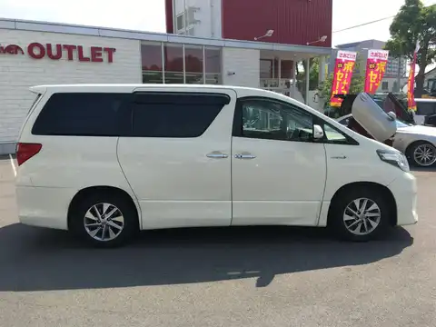 カタログ画像：アルファードハイブリッド （ALPHARD HYBRID） ハイブリッドＳＲ Ｃパッケージ 2011年11月 DAA-ATH20W 2400cc ゴールドパールクリスタルシャイン 燃費16.2km / l 外装