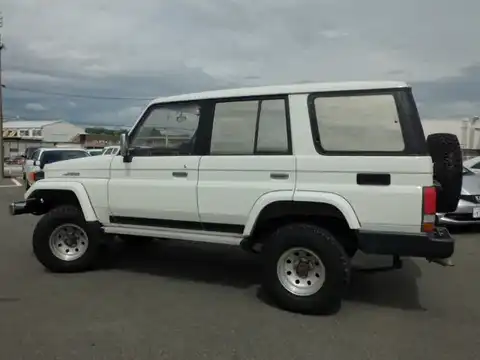 カタログ画像：ランドクルーザー７０ （LAND CRUISER 70） ＺＸ ４ドア 1991年8月 U-HZJ77HV 4200cc ホワイト 外装