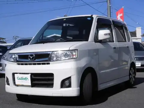 カタログ画像：ＡＺワゴン （AZ-WAGON） カスタムスタイルＴ 2007年5月 CBA-MJ22S 660cc パールホワイト 燃費18.2km / l フロント