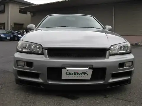 カタログ画像：スカイライン （SKYLINE） ２５ＧＴ 1998年5月 GF-ER34 2500cc ソニックシルバー（Ｍ） 燃費11.0km / l フロント