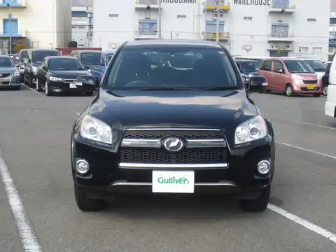 カタログ画像：ＲＡＶ４ （RAV4） スポーツ 2010年8月 DBA-ACA31W 2400cc ブラック 燃費12.6km / l フロント