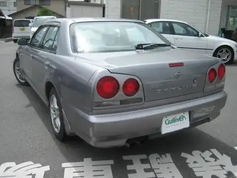 カタログ画像：スカイライン （SKYLINE） ＧＴスペシャルエディション 1999年2月 GF-HR34 2000cc ソニックシルバー（Ｍ） 燃費11.4km / l バック