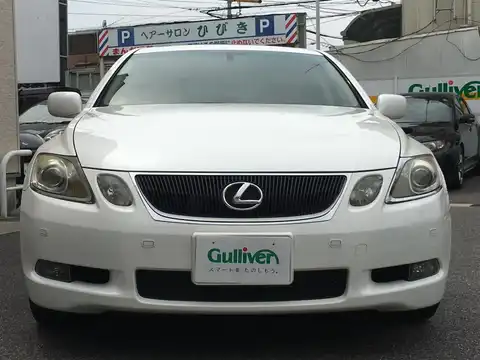 カタログ画像：ＧＳ （GS） ＧＳ３５０ 2005年8月 DBA-GRS191 3500cc ホワイトパールクリスタルシャインorブルーイッシュパールクリスタルシャイン 燃費10.0km / l フロント