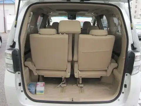 カタログ画像：ヴェルファイア （VELLFIRE） ２．４Ｖ 2011年11月 DBA-ANH20W 2400cc ホワイトパールクリスタルシャイン 燃費10.8km / l 内装