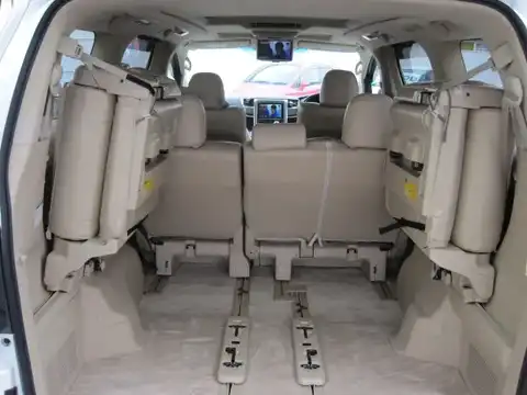 カタログ画像：ヴェルファイア （VELLFIRE） ２．４Ｖ 2011年11月 DBA-ANH20W 2400cc ホワイトパールクリスタルシャイン 燃費10.8km / l 内装