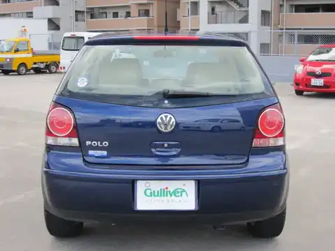 カタログ画像：ポロ （POLO） １．６ スポーツライン 2006年9月 GH-9NBTS 1600cc シャドーブルーメタリック 燃費14.6km / l バック