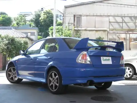 カタログ画像：ランサー （LANCER） ＧＳＲエボリューションⅥ 1999年1月 GF-CP9A 2000cc ランスブルー（ソリッド）ｏｒアイセルブルー（パール） バック