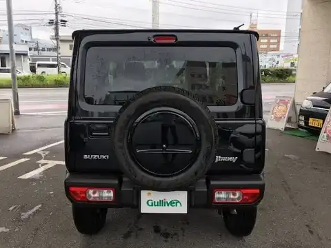 カタログ画像：ジムニー （JIMNY） ＸＬ 2021年10月 3BA-JB64W 660cc ブルーイッシュブラックパール3 燃費16.2km / l バック